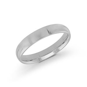 6MM Dome Comfort Fit Wedding Band 10KT WG/SIZE 9