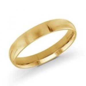 4MM Dome Comfort Fit Wedding Band 10KT/SIZE 7