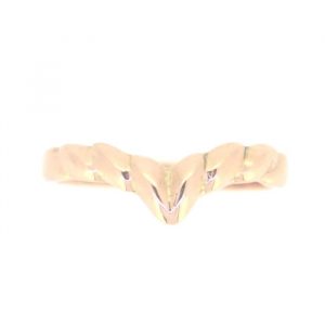 Cable Design Chevron V Stacking Ring 10KT PK *CLEARANCE-FINAL SALE*
