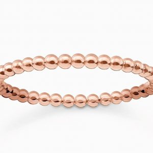 Bubble Bead Eternity Stacking Band Ring 10KT PK/2MM