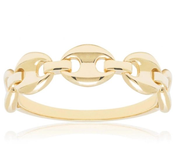 Puffed Mariner Multi Link Band 10KT   *CLEARANCE-FINAL SALE*