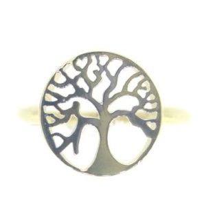 Tree of Life Round Ladies Ring 10KT TT   *CLEARANCE-FINAL SALE*