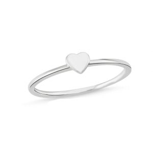 5MM High Polish Heart Ring 10KT WG   *CLEARANCE-FINAL SALE*