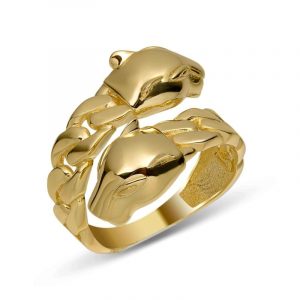 Double Panther Head Ring 10KT   *CLEARANCE-FINAL SALE*