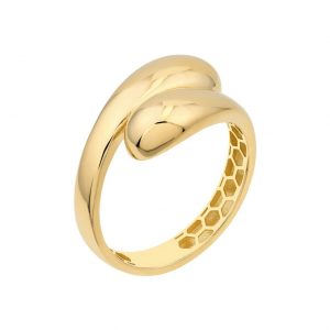 Double Rain Drop Ring 10KT/SIZE 7