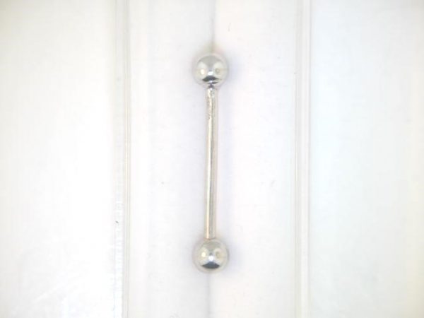 Straight Bar Body Jewellery 14KT WG/29MM      *CLEARANCE-FINAL SALE*