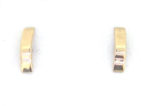 Curved Stud Screwback Earrings 10KT    *CLEARANCE-FINAL SALE*