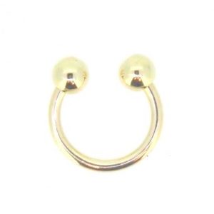 3/4 Hoop Body Piercing 14KT     *FINAL SALE*
