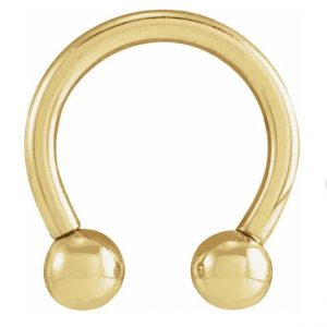 3/4 Hoop Body Piercing 14KT      *CLEARANCE-FINAL SALE*