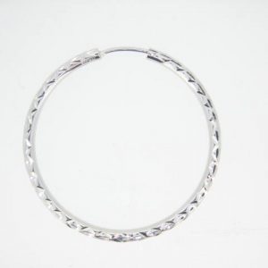 2MM D.Cut Tube Sleepers 10KT WG/30MM     *CLEARANCE-FINAL SALE*