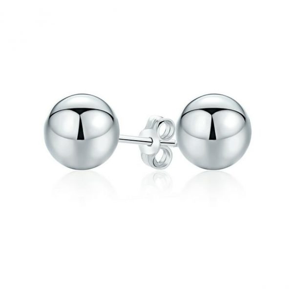 6MM High Polish Ball Studs 10KT WG    *FINAL SALE*
