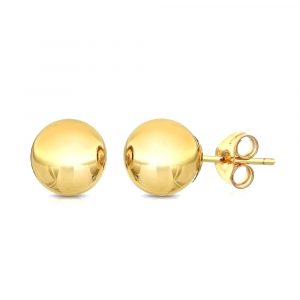 8MM High Polish Ball Studs 10KT   *FINAL SALE*