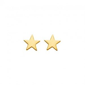 Star Stud Earrings 10KT/6MM  *FINAL SALE*