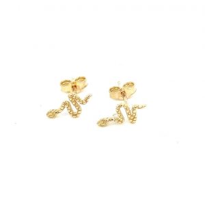 Tiny Snake Studs 10KT/10MM        *FINAL SALE*