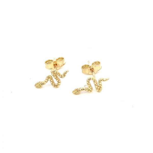 Tiny Snake Studs 10KT/10MM        *FINAL SALE*