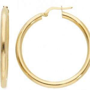 3MM Tube Hoop Earring 10KT/56MMEY-B1-1496