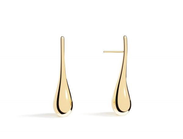 Tear Drop Long Stud Earrings 10KT/20MM  *FINAL SALE*