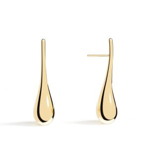 Tear Drop Long Stud Earrings 10KT/20MM  *FINAL SALE*