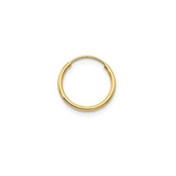 18 Gauge Tube *Single Hoop Body Jewellery 14KT/9MM     *FINAL SALE*