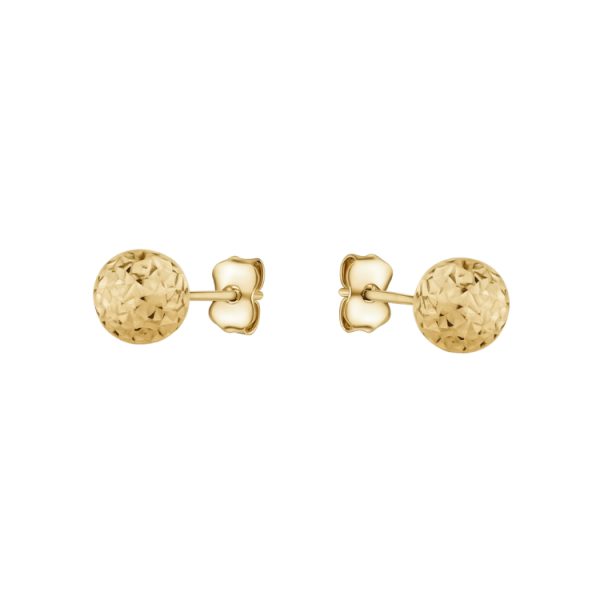 4MM D.Cut Ball Studs 10KT   *FINAL SALE*