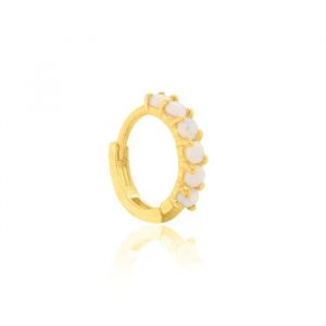 Simulated Opal Single Piece Body Jewellery 14KT/10MM   *FINAL SALE*