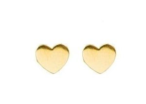 Baby Size Heart Stud Earrings 10KT/3.5MM    *FINAL SALE*