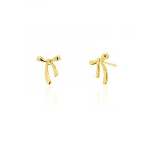 Bow Baby Size Stud Earrings 10KT/7MM  *FINAL SALE*