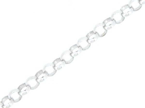 16" Rolo Link Chain Italian 10KT WG   *CLEARANCE-FINAL SALE*