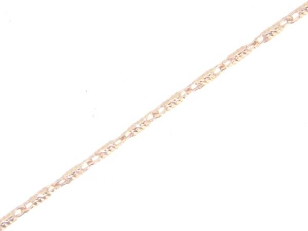 18" D.Cut Mini Bullet Solid Link Chain 10KT PK/.95MM