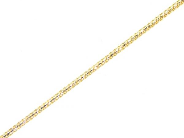 22" D.Cut Mini Franco Link Chain Italian 14KT TT/1MM