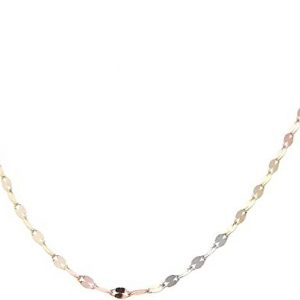 18" Fine Mirror Link Chain Italian 10KT TC/1.2MM