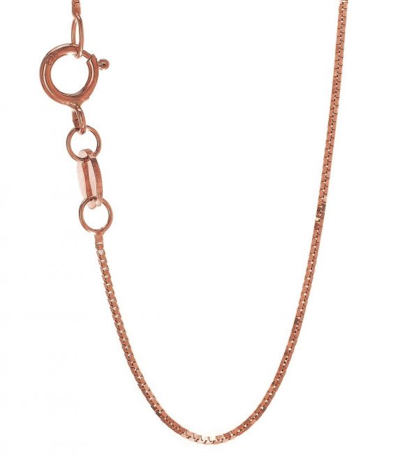 16" Fine Box Link Chain Italian 10KT PK/.65MM