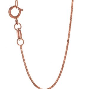 16" Fine Box Link Chain Italian 10KT PK/.65MM