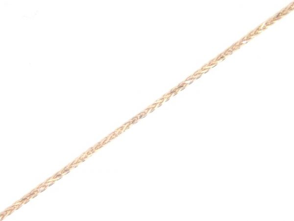 18" D.Cut Wheat Link Chain Italian 10KT PK/.85MM