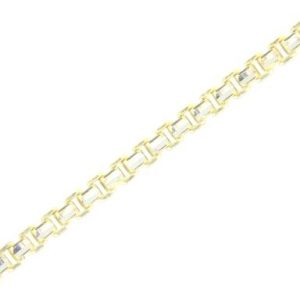 20" D.Cut Box Link Chain Italian 10KT TT/2.1MM