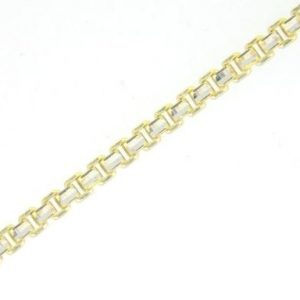 22" D.Cut Box Link Chain Italian 10KT TT/2.1MM