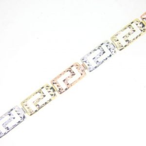 18" Greek Key D.Cut Link Necklace 10KT TC/5MM    *CLEARANCE-FINAL SALE*