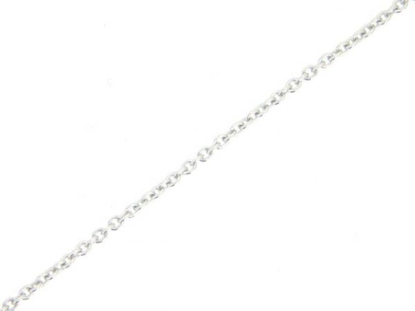 18"  Rolo Link Chain Italian 14KT WG/1MM
