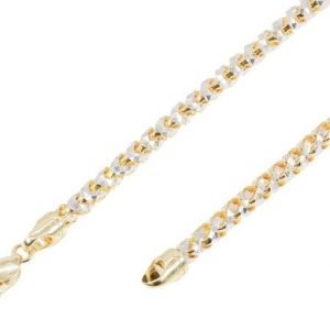 22" D.Cut Solid Round Franco Link Chain 10KT TT/3MM *CLEARANCE-FINAL SALE*