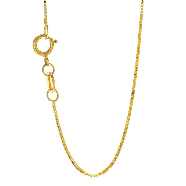 16" Box Link Chain Italian 14KT/.70MM