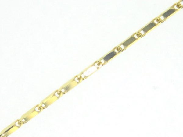 18"  Luro Solid Link Chain Italian 10KT/1.2MM