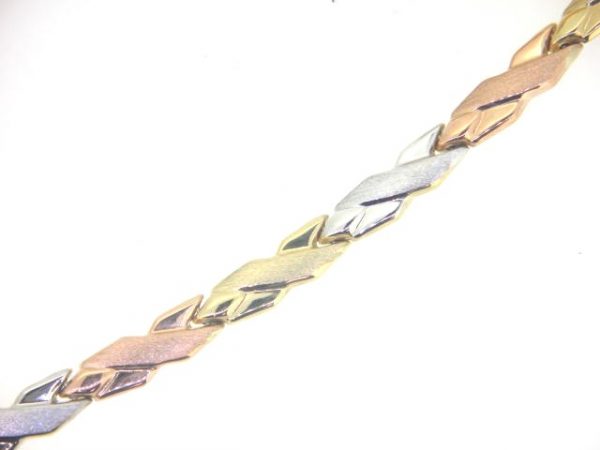 17" Stampato X Pattern Necklace 10KT TC/4.5MM  *CLEARANCE-FINAL SALE*
