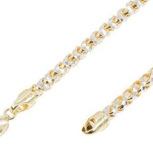 20" D.Cut Solid Round Franco Link Chain 10KT TT/5MM   *CLEARANCE-FINAL SALE*  30grs+-