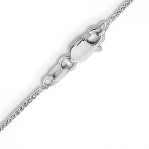 18" Wheat Link Chain Italian 10KT WG/.90MM