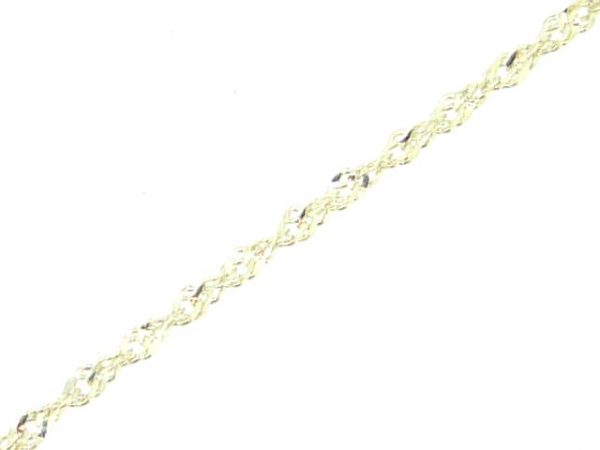 26" Singapore Super Twist Link Chain Italian 10KT/1.6MM