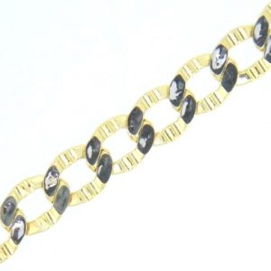 16" D.Cut Curb Link Chain 10KT TT/5.5MM *CLEARANCE-FINAL SALE*