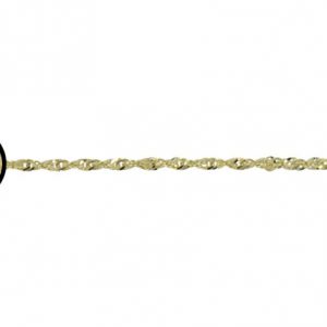 18" Singapore Super Twist Chain Italian 10KT/1MM