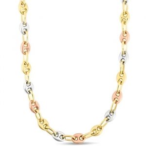 22" Puffed Mariner Link Chain 10KT TC/6MM  *CLEARANCE-FINAL SALE*