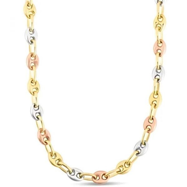 22" Puffed Mariner Link Chain 10KT TC/6MM  *CLEARANCE-FINAL SALE*