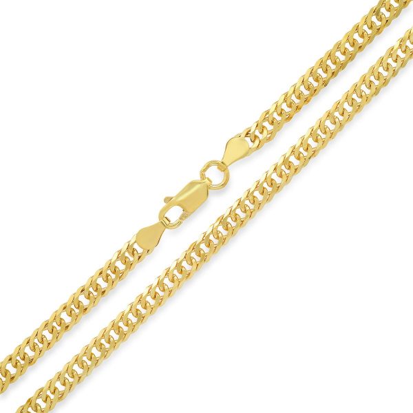 20" Double Curb Link Chain Italian 10KT/2.3MM